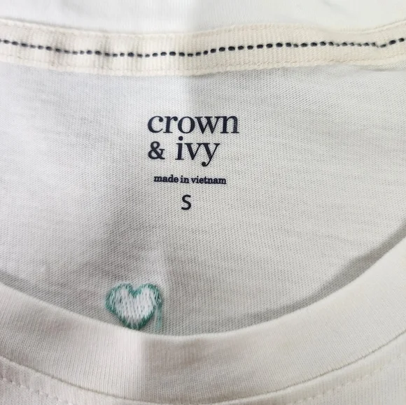 Crown & Ivy Embroidered Long Sleeve Top​ - Picture 8 of 8